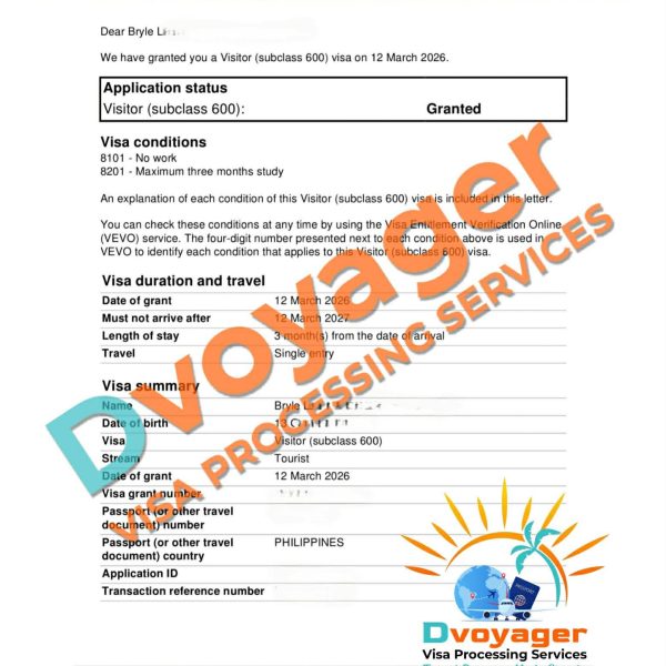 Visa Processing Services approved 5